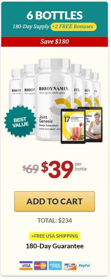 Joint Genesis-Puradrop 6 bottle